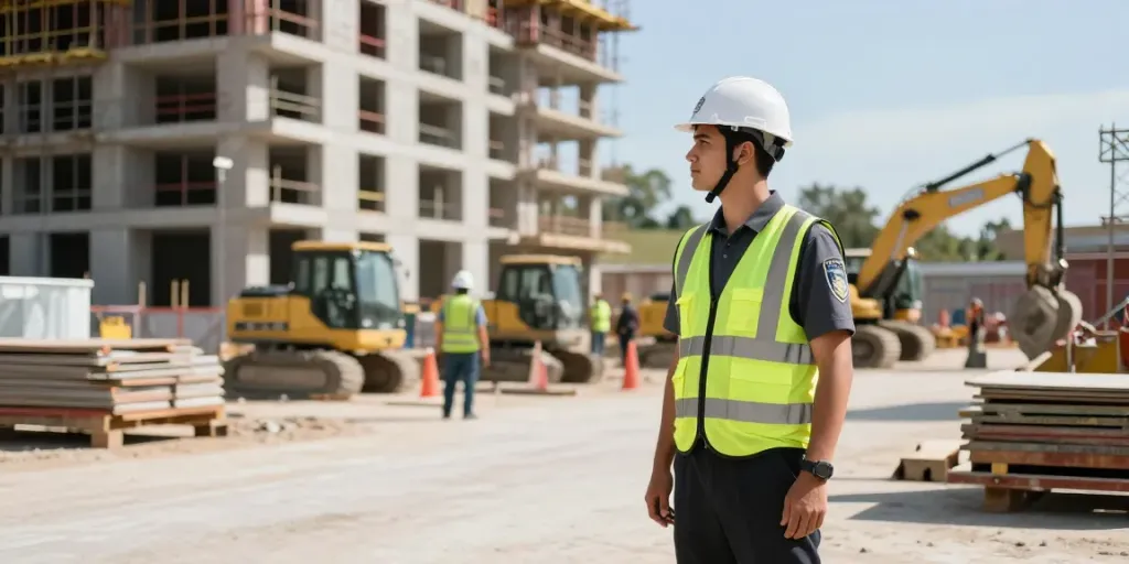 Construction Site Security by a trusted professional contractor in London.