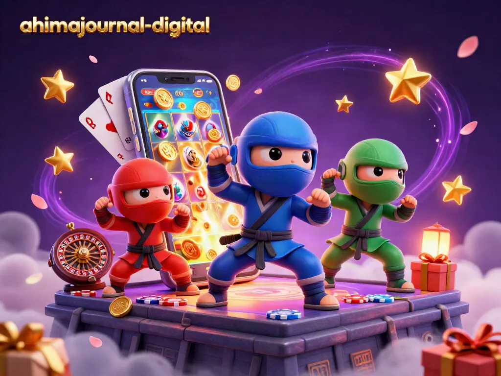 Engaging slot game action showcasing ahimajournal-digital with ninja chameleons and thrilling casino elements.